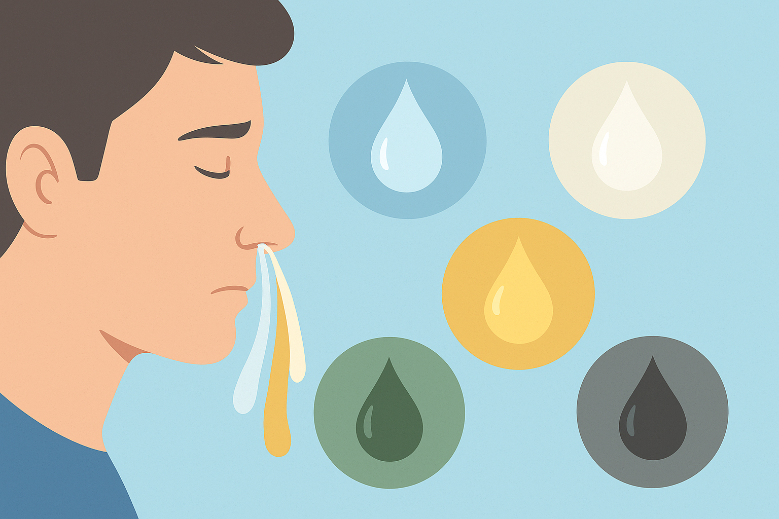 Rahsia Warna Hingus & Petua Atasi Selesema